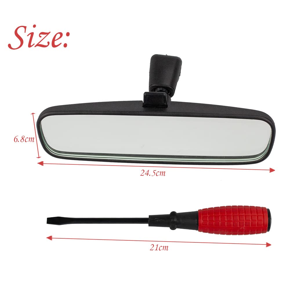 Rlb-Hilon Interior Rear View Mirror Compatible With Nissan Rogue Altima Nv1500 Nv2500 Nv3500 Frontier Tiida Sentra And More