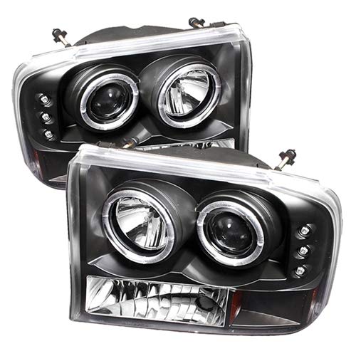 Spyder Auto 5010339 Led Halo Projector Headlights Black/Clear
