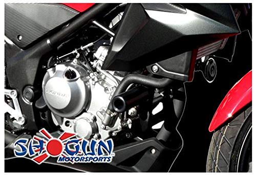 Shogun Fits Honda Cb300F Cb 300 F 2015 2016 2017 2018 Black No Cut Frame Sliders Fits Abs & Non Abs Models - 750-3129 - Made In