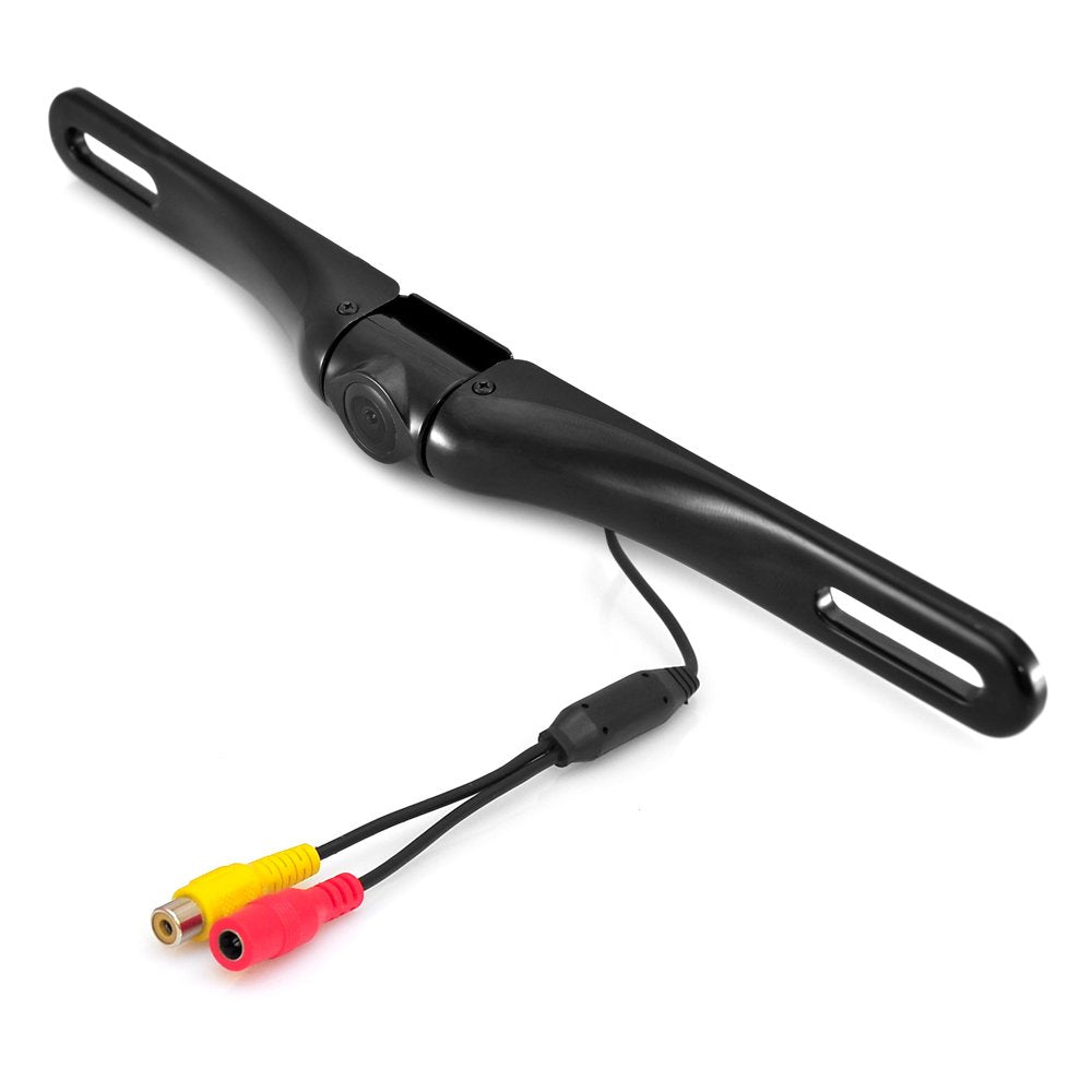 Pyle Car Backup Camera Rearview - Mirror Screen Reverse Parking Sensor Hd 7'' Lcd Screen Monitor Distance Scale Line Waterproof