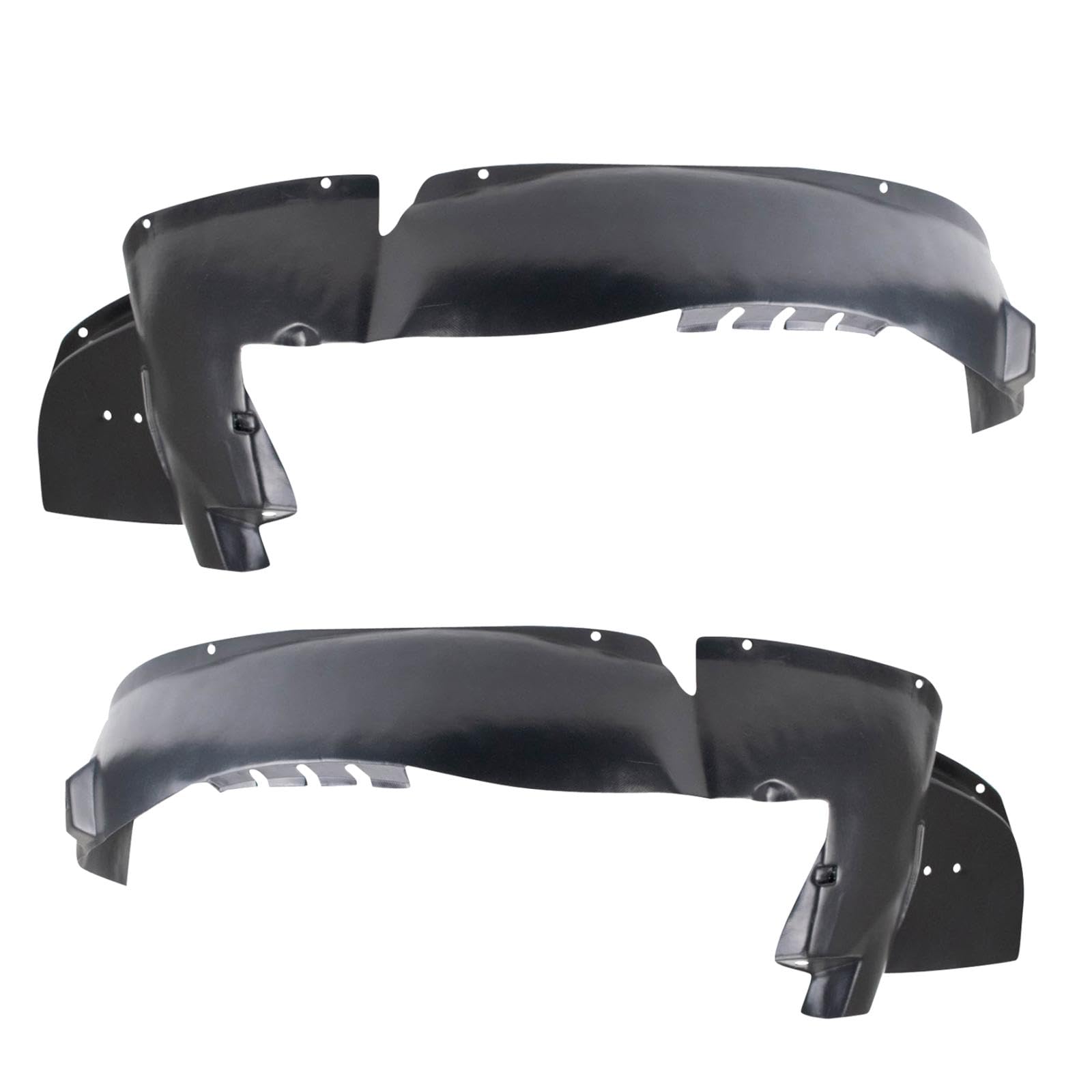 Trq Front Inner Fender Liner Set Compatible With 2002-2007 Buick Rendezvous Gm1250106 Gm1251106