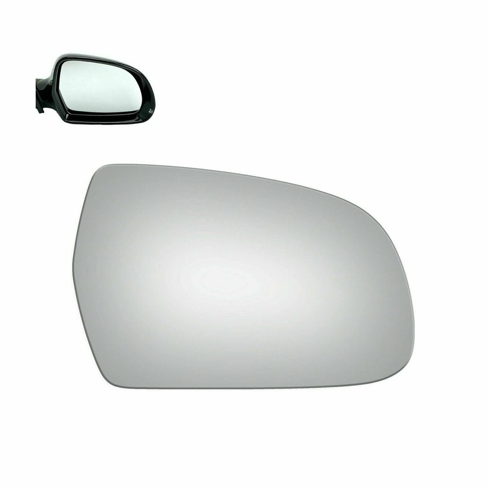 Adanz Mirror Glass Fit For 2011-2013 Audi A3 2010-2016 Audi A4 2010-2017 Audi A5 Quattro 2013-2015 Audi Ir S5 2010-2016 Audi S4 2011-2017 Audi S5 Passenger Right Side Rh Non Heated Replacement