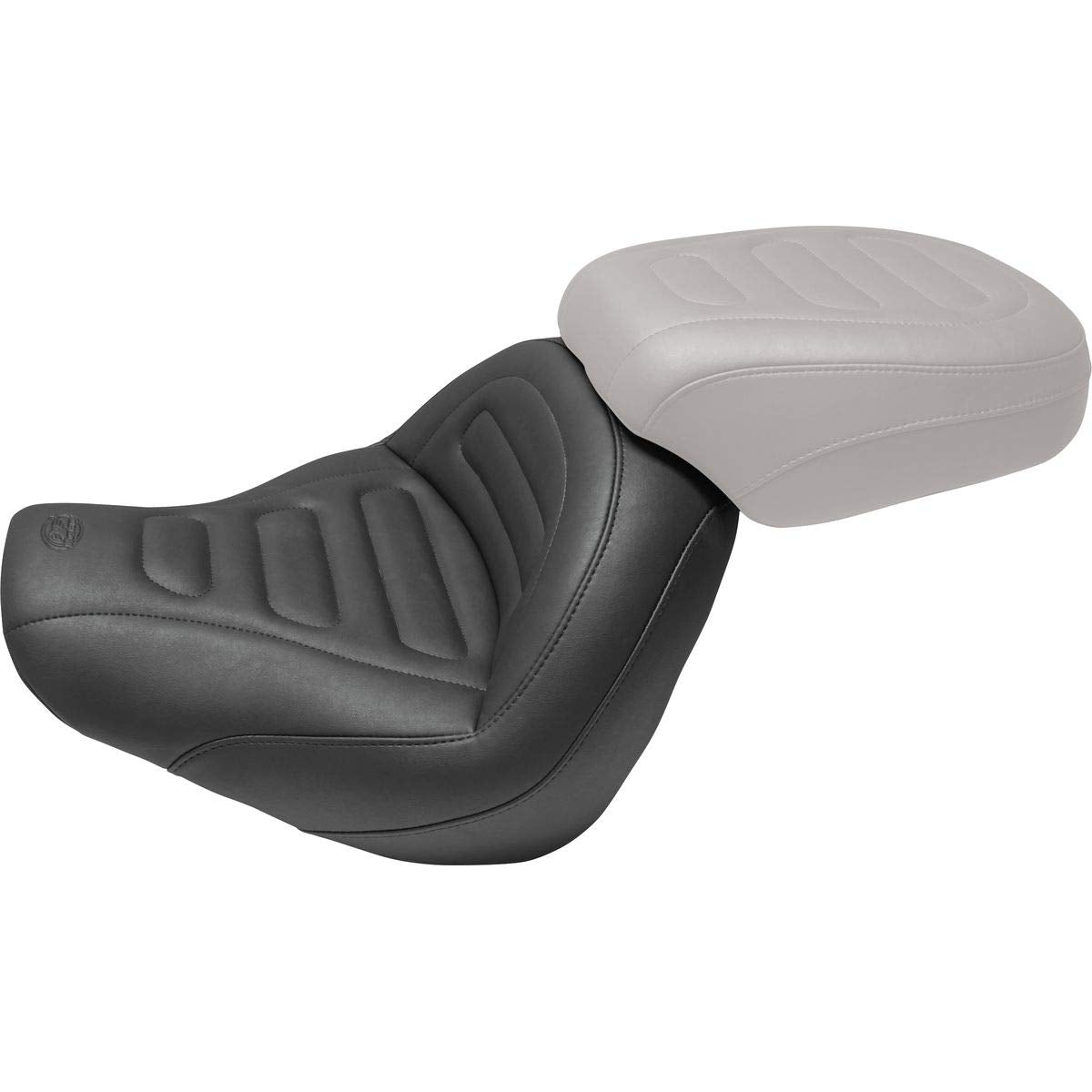 Mustang 75887 Max Profile Solo Touring Seat - Trapezoid Stitch
