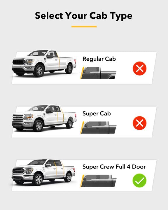 3W Floor Mats Fit For Ford F150/F-150 Lightning Supercrew Cab 2015-2024 2025, Tpe All Weather Custom Fit Car Accessories 1St Onl