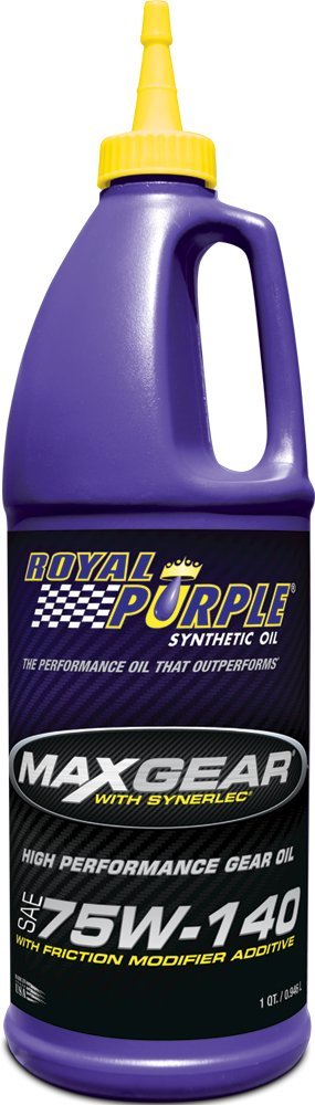 Royal Purple 12301 Max Gear 75W-140 High Performance Synthetic Automotive Gear Oil - 1 Qt. (Case Of 12)