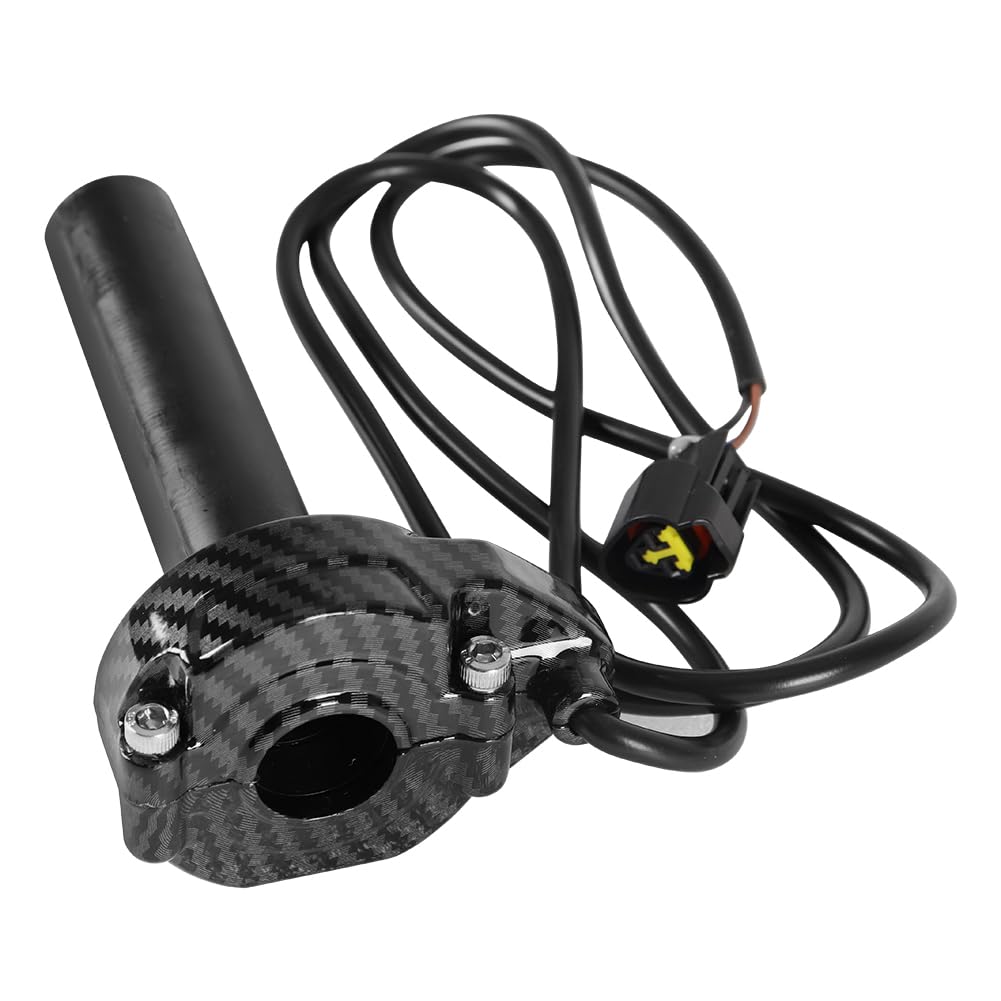 Surron Throttle Handle Imitation Carbon Fiber Throttle Grips Quick Twister With Throttle Cable Throttle Kit For Electrice Dirt Bike Sur-Ron/Surron/Light Bee/Sur Ron S/Surron X / X160 / X260