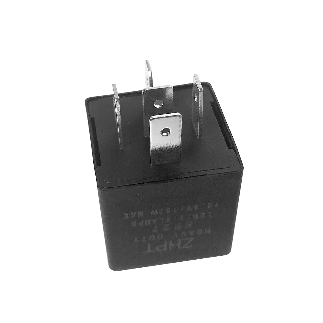 EP27 LED Flasher Relay 5 Pin Fit for 1997-2008 Ford F150 | 1997-2010 Super Duty F250-F550 | 1995-2011 Ranger | LED Electronic Tu