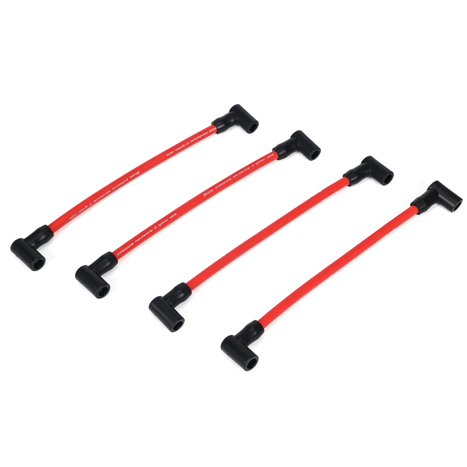 9'' Spark Plug Wires Set 18-8818 Spark Plug Ignition Coil Wires fit Johnson Evinrude V4/V6 10-235 HP Outboard Motors 4Pcs 582365