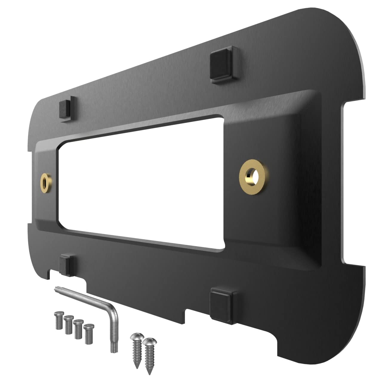 License Plate Holder Bracket Mounting Kit Compatible With Bmw 1 2 3 4 5 6 Series Rear Plates Car Accessories Replaces 51187160607, 511882380615 & 51188238061 Tag Frame Back Bumper Trunk Mount Adapter
