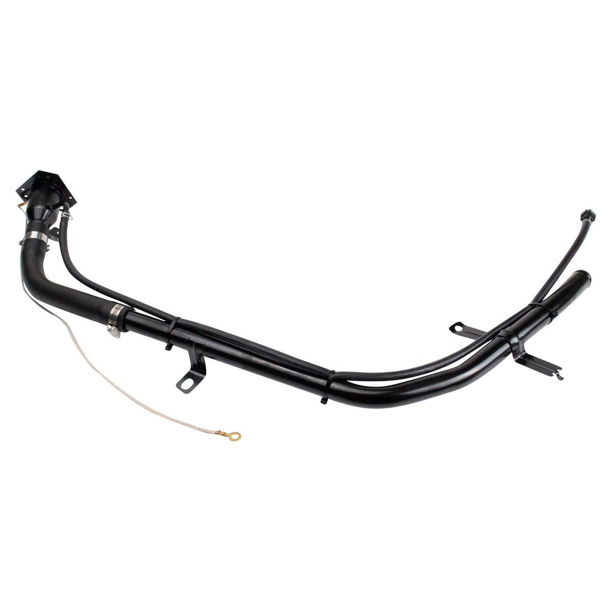 Trq Fuel Tank Filler Neck Black Compatible With 2004-2005 Cadillac Escalade Chevrolet Tahoe Gmc Yukon