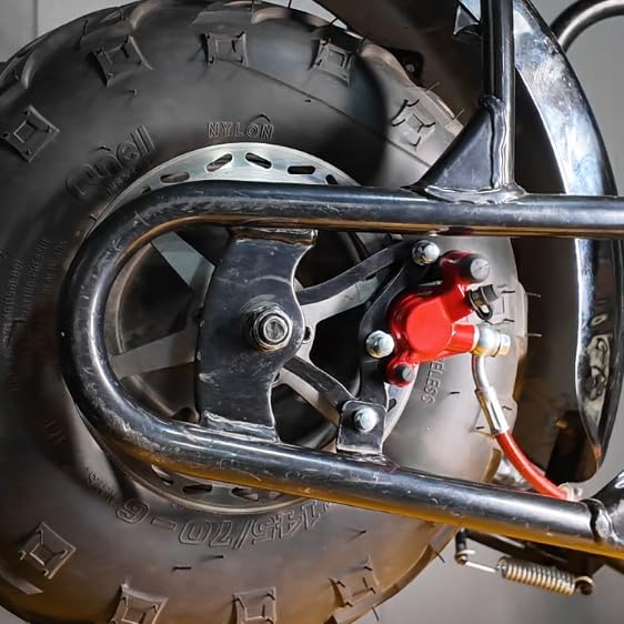 JMCHstore Mini Bike Hydraulic Brake Caliper Bracket kit for Monster Mega Moto MMB80 80cc FRP GMB100 98cc, For Coleman B100 RB100