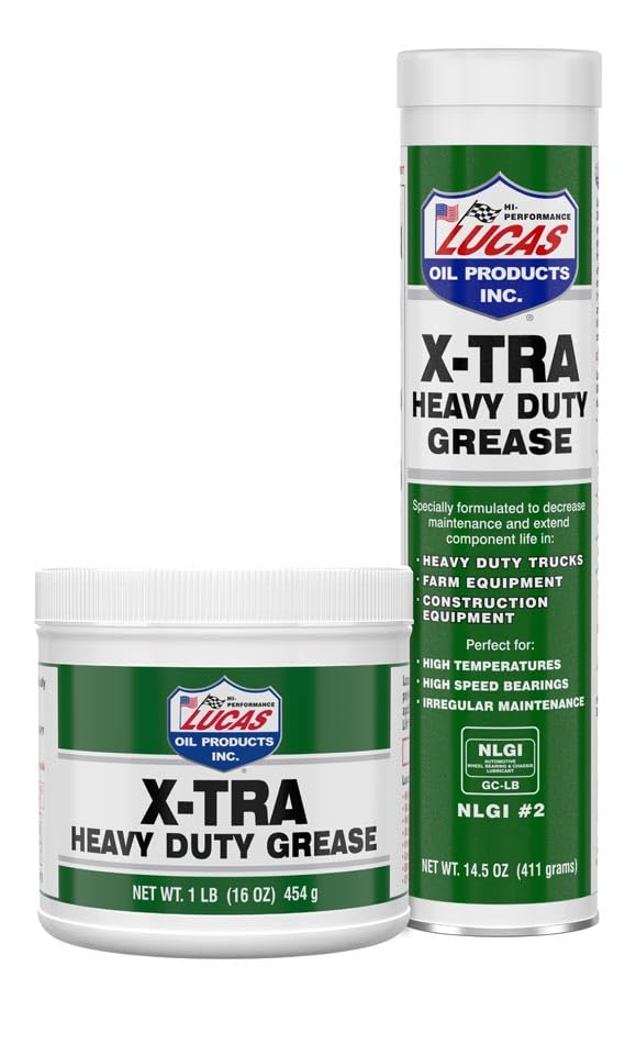 Lucas X-Tra Lithium Grease 14.5 Oz. Cartridge (Pack Of 10)