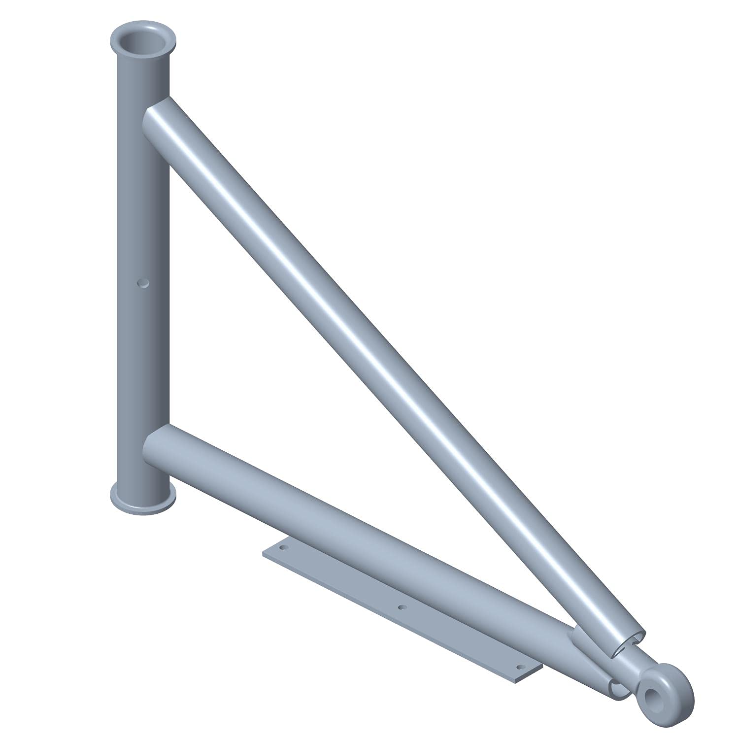 Polaris Atv Flared A-Frame Weld, Left, Medium Gloss Black, Genuine Oem Part 1542161-067, Qty 1