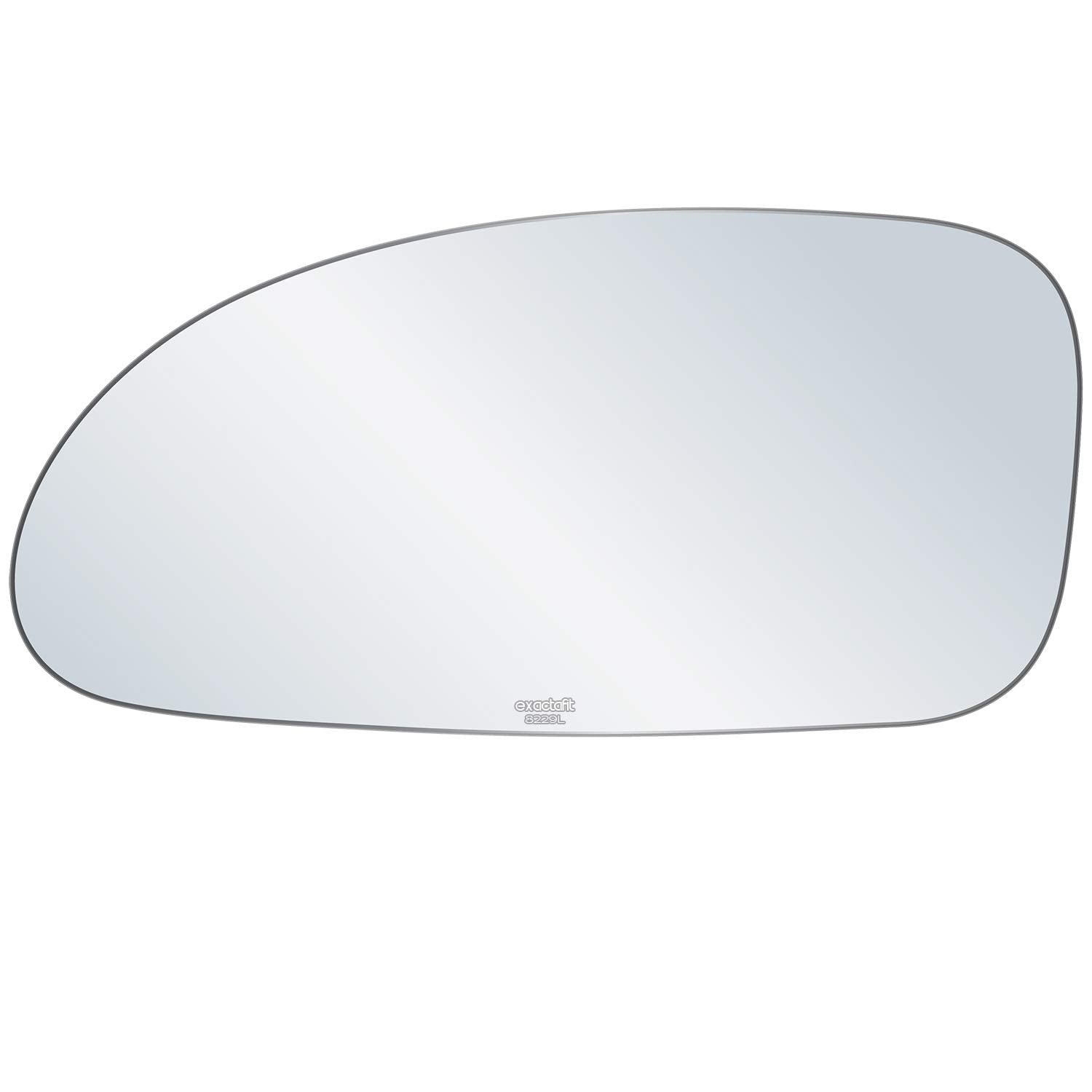 exactafit 8229L Driver Side Mirror Glass Left Replacement Compatible With 2000-2005 Buick LeSabre