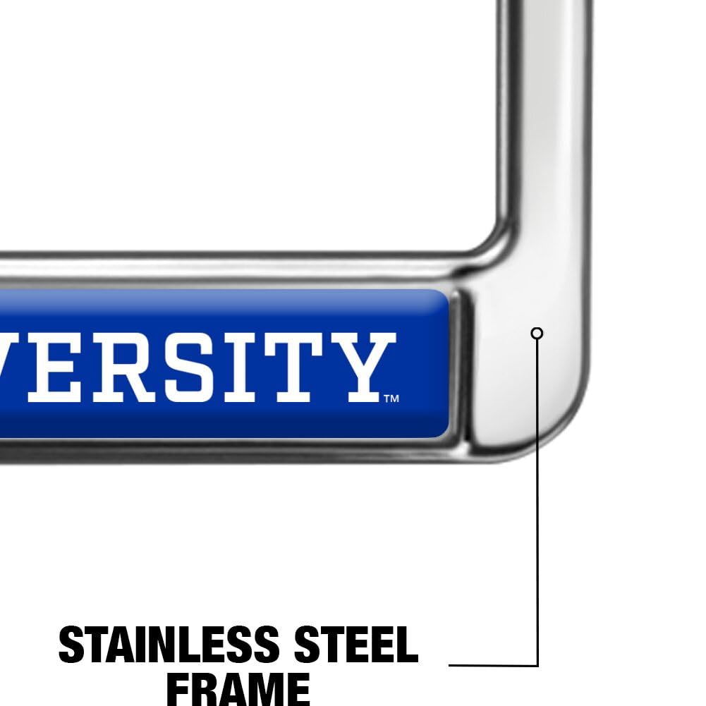 GRAPHICS & MORE Metal License Plate Frame - Elizabeth City State University Alumni, Standard Size, Vikings Color