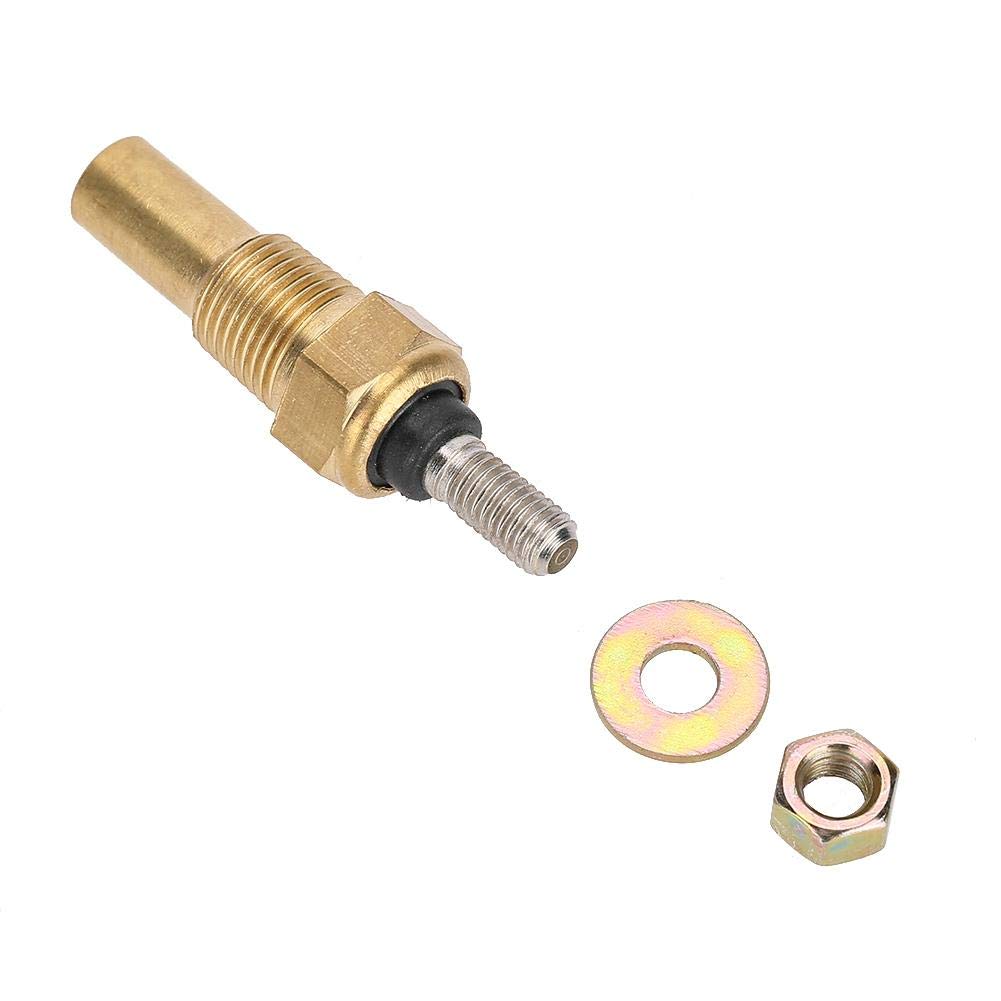 Suuonee Electrical Temperature Sender, Water Oil Temp Temperature 1/8 Npt Electrical Sender Transmitter Sending Unit Temp Sensor