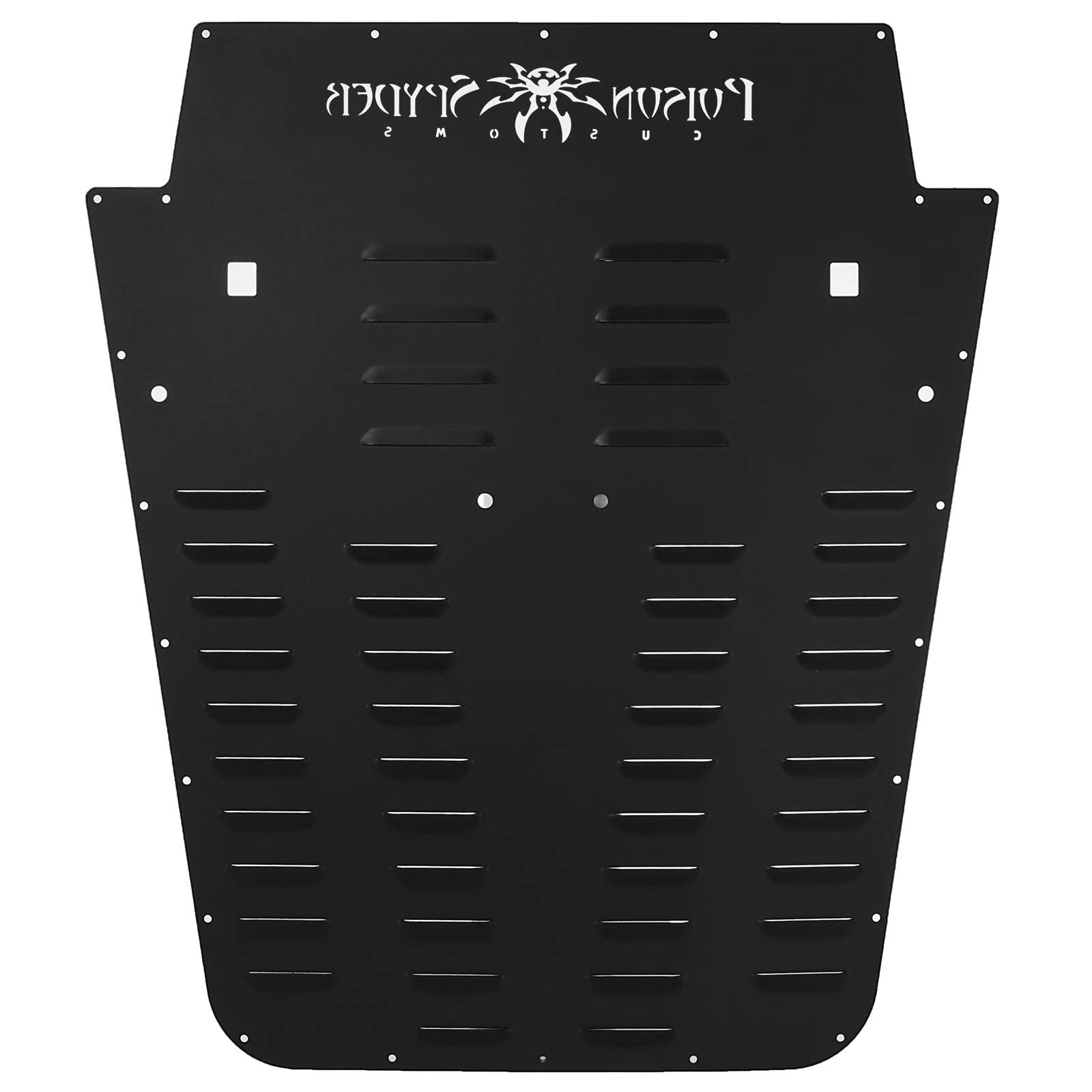 Bestauto Vented Hood Louver Black Powdercoat for 2013-2017 Jeep Wrangler JK