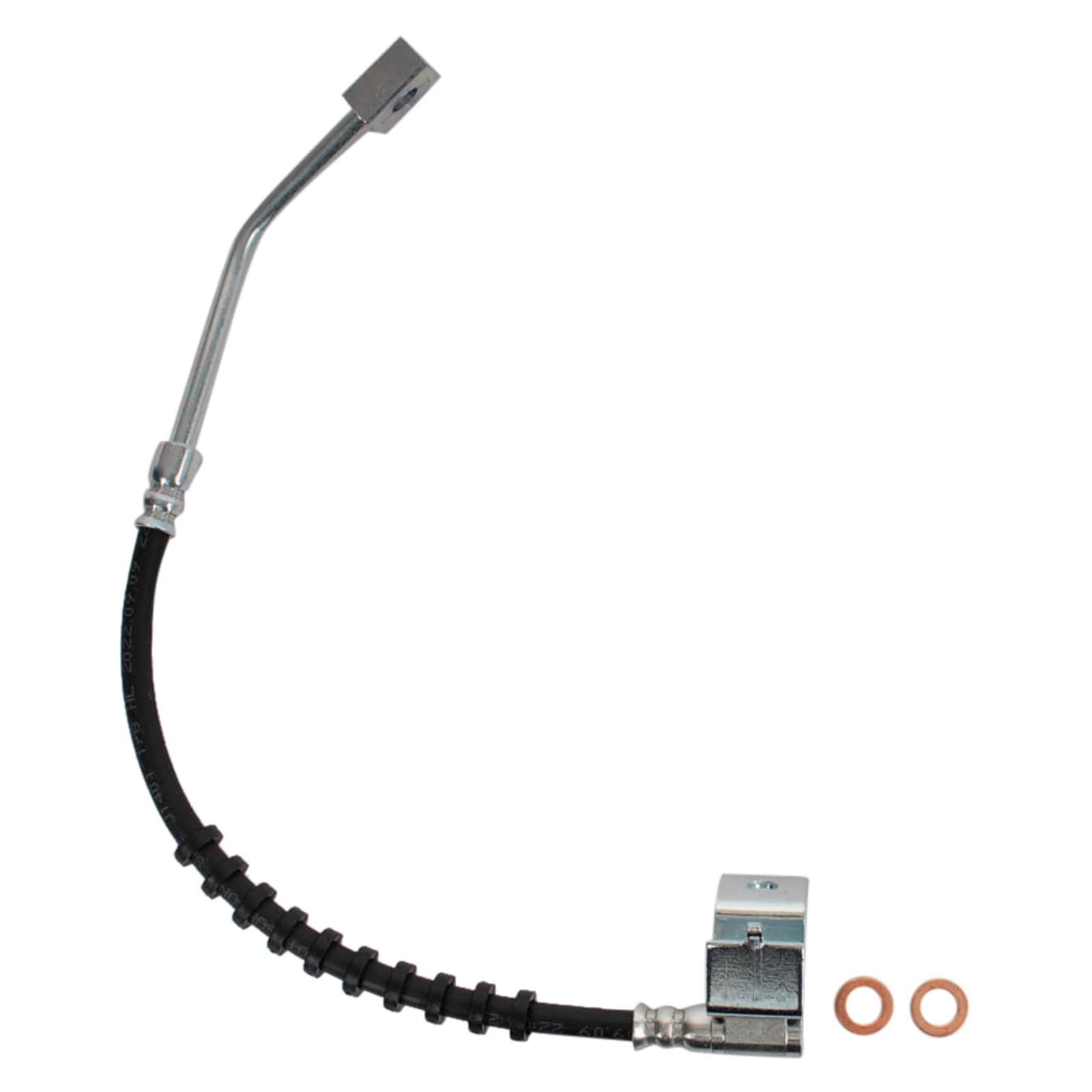 Trq Front Brake Hose Set Compatible With 2001-2009 Chrysler Pt Cruiser