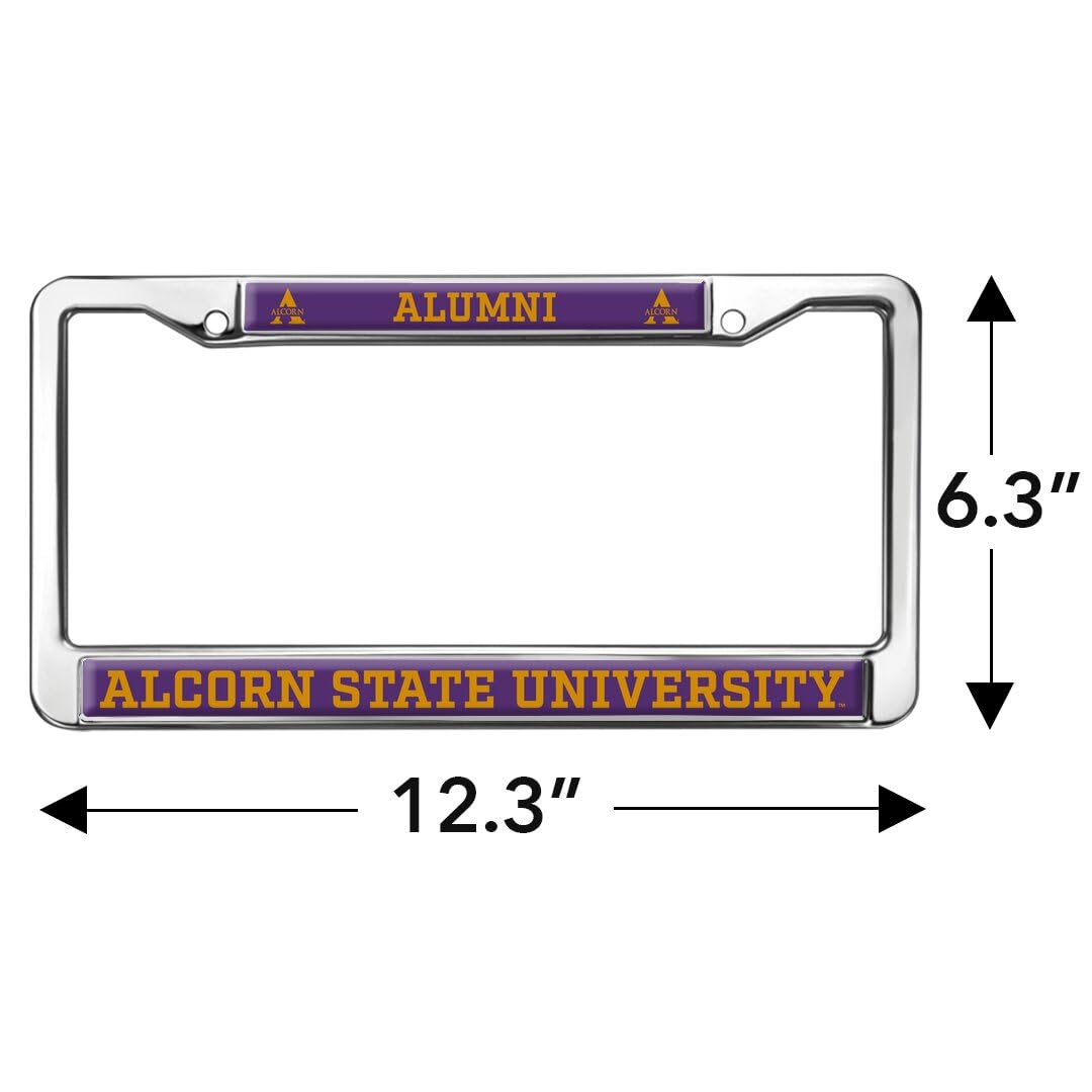 Alcorn State University Alumni Full Size Standard License Plate Metal Frame