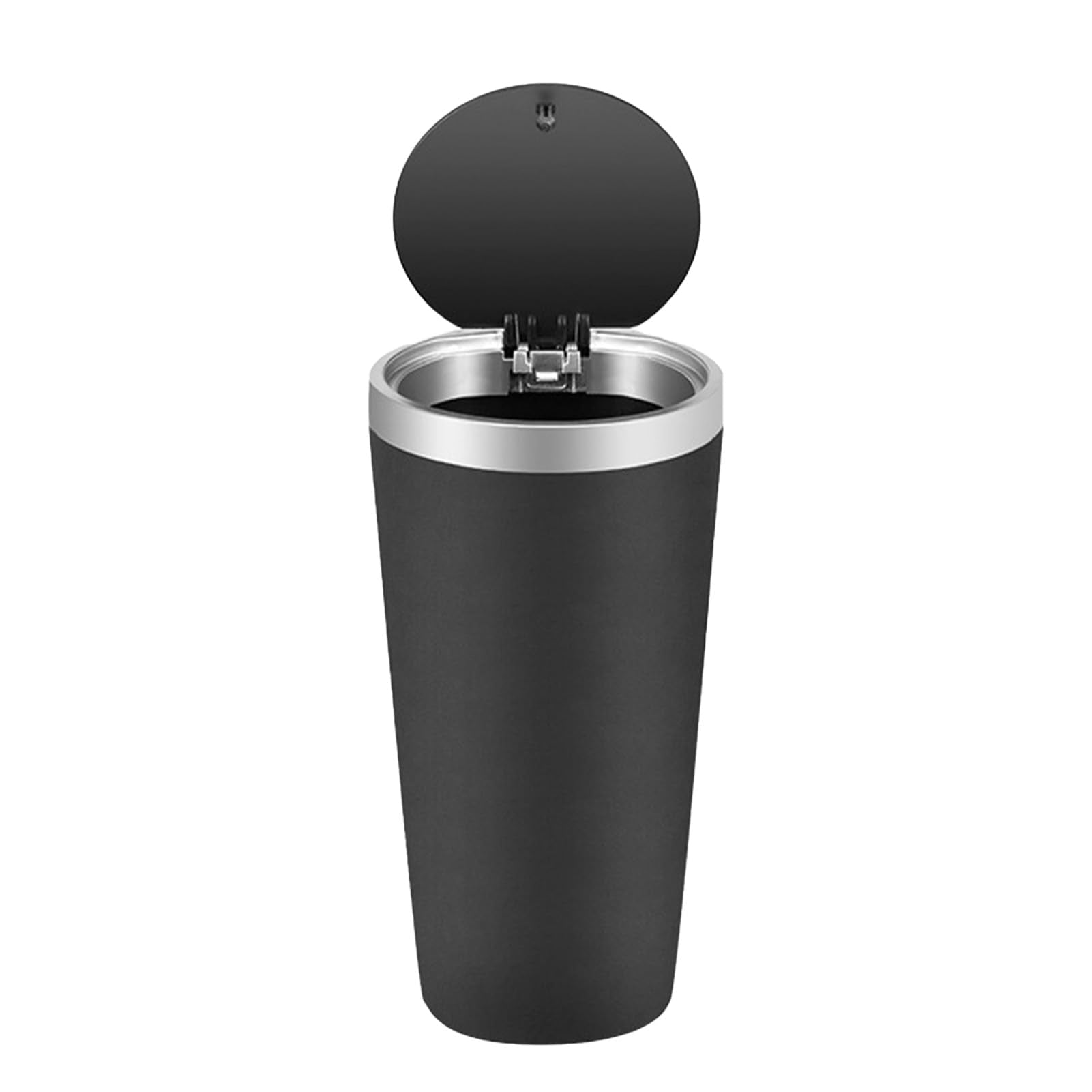 Tomantery Pocket Garbage Can Bin, Odor Blocking Compact Size Wide Application Large Capacity Car Trash Can Lid Cup Holder for De