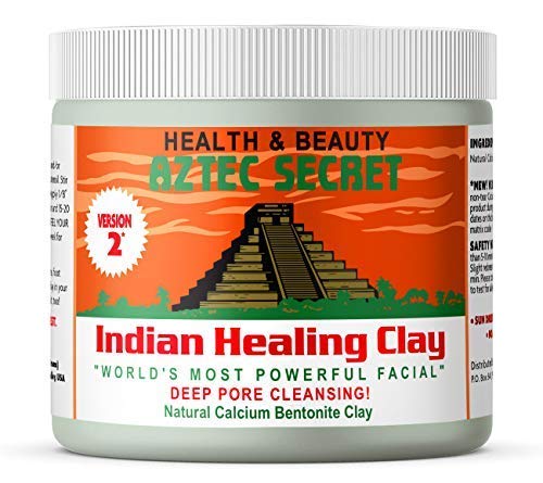 Aztec Secret- Indian Healing Clay 1 lb - Deep Pore Cleansing Facial & Body Mask - The Original 100% Natural Calcium Bentonite Clay - New Version 2-New