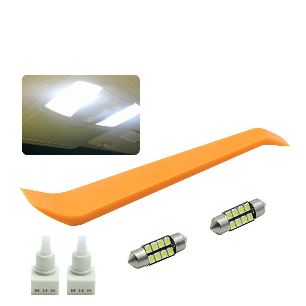 Vkinman 2Pcs Interior Light Switch + 2Pcs Bonus Map Dome Light LED Bulbs Fit for Honda Accord/Dodge/Pilot/Ridgeline/Odyssey/Ram 