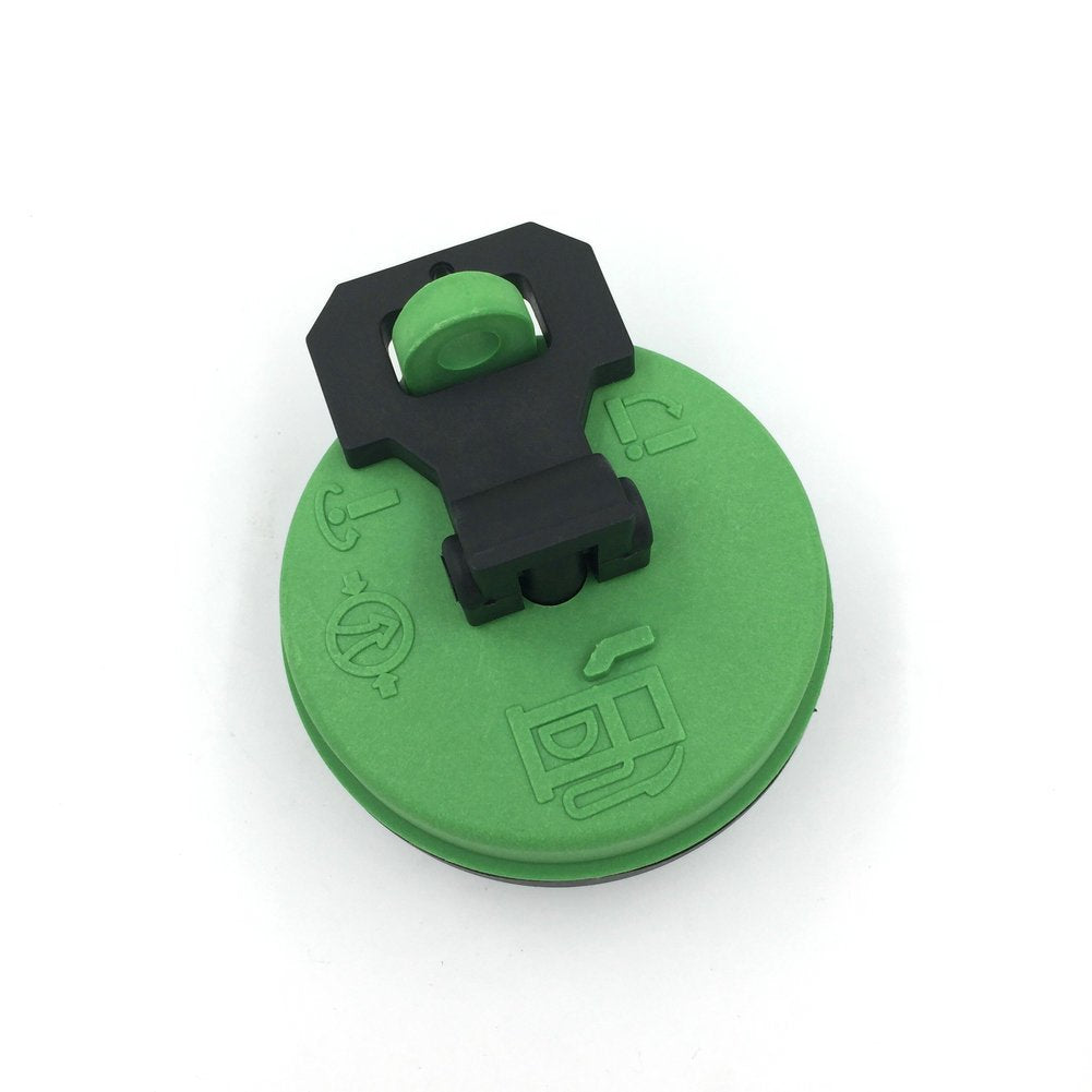 Buma Heavy Machinery Fuel Cap, Plastic, Green, Compatible with Heavy Machinery