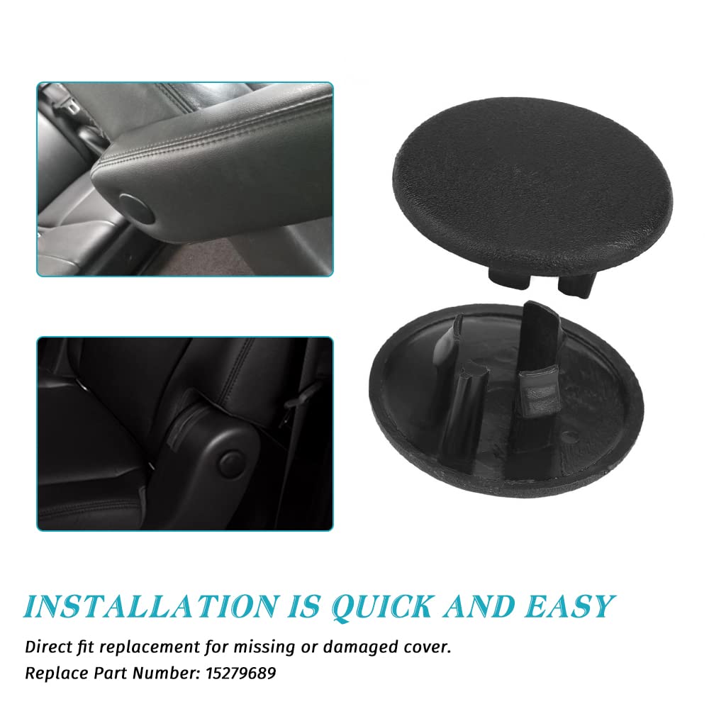 YIENAKFUN Armrest Cover Cap for 07-19 Chevy Tahoe Suburban Yukon Cadillac Escalade Seat Parts Replacement OEM GM 15279690 Rear B
