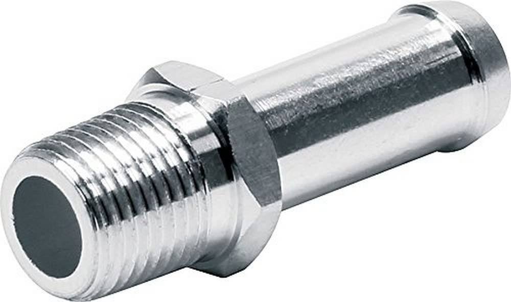 Allstar Performance ALL99312 Radiator Overflow Fitting 1/8 NPT to 5/16 Hose Aluminum