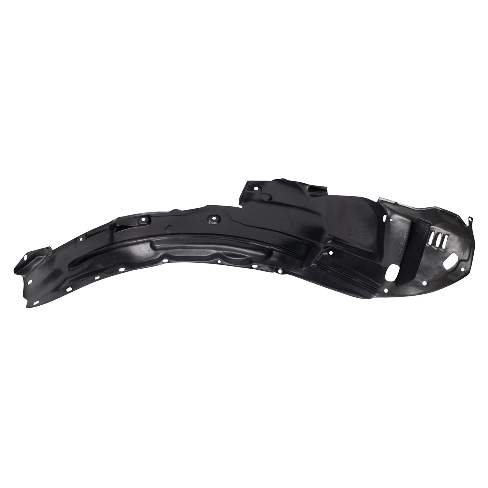 Trq Inner Fender Liner Set Compatible With 2008-2009 Honda Accord Ho1248127 Ho1249127