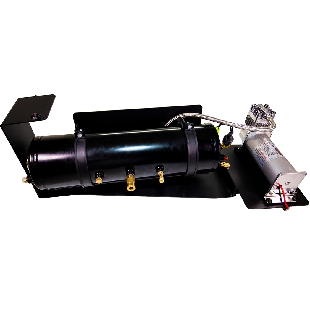 Complete Bolt-On Jeep Jt Heavy Duty 150 Psi Onboard Air System W/Skid Plate, Tire Inflator & Gauge