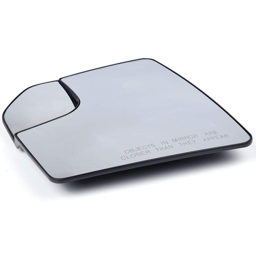 PIT66 Mirror Glass, Compatible with 2015-2020 Ford F150 Pickup Truck, Left Side Non-Heated with Backing Plate, FL3Z17K707A