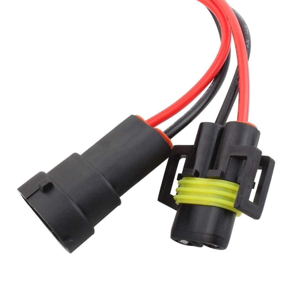 O-Nex H8 H11 Led Load Resistor Kit 50W 8Ohm Headlight Bulb Relay Harness Adapter Anti Flicker Error Decoder Warning Canceller