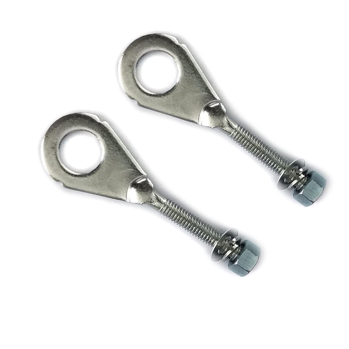 Devmo 2Pcs Rear Chain Adjuster Tensioner Compatible With Honda Xr70 Xr80 Xr100 Crf70 Crf80 Crf100 Ct70 95014-10010