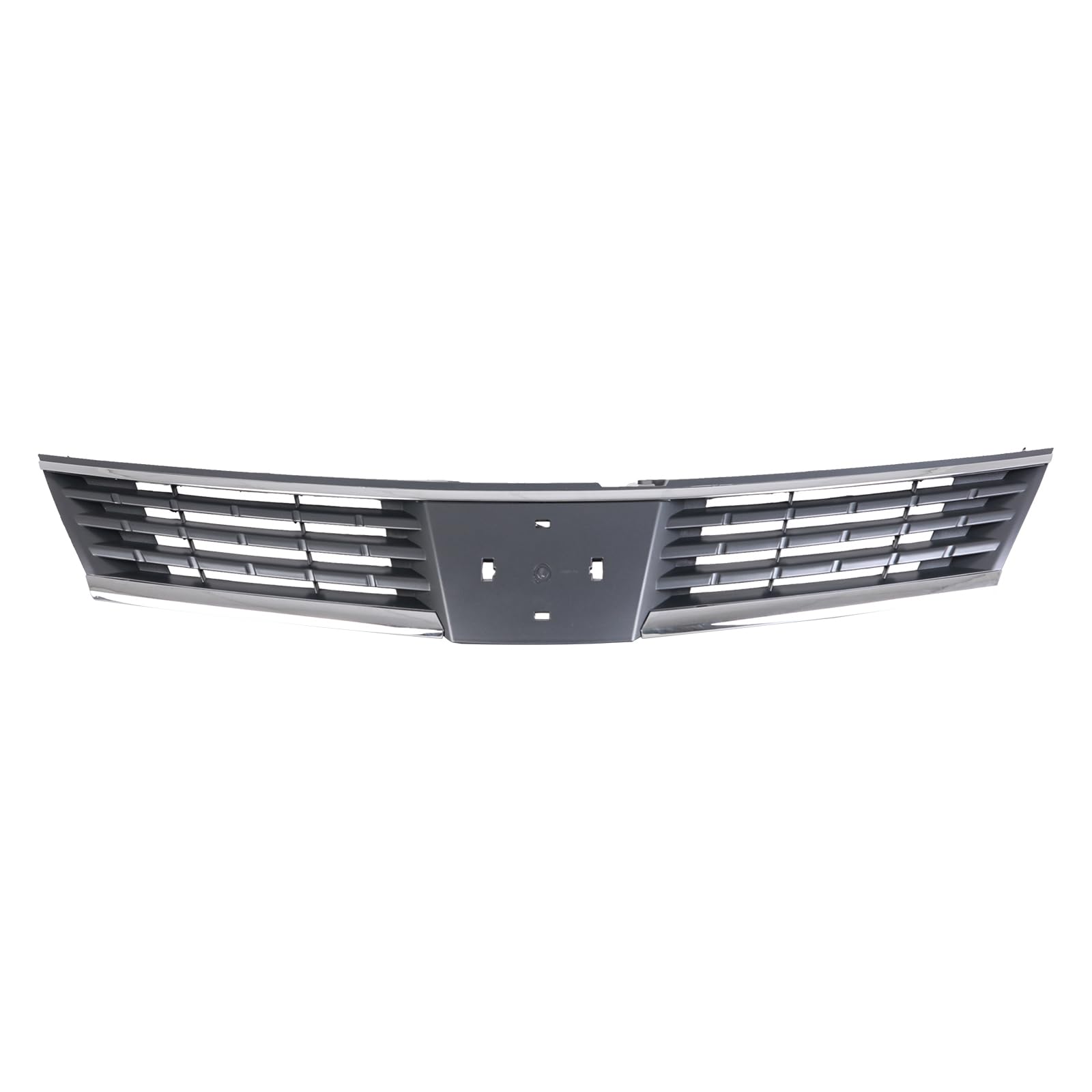 TYG (CAPA QUALITY) Front Grille Compatible with 2007-2009 Nissan Versa S/SL Model with Chrome Molding, ABS OEM Replacement Bumpe