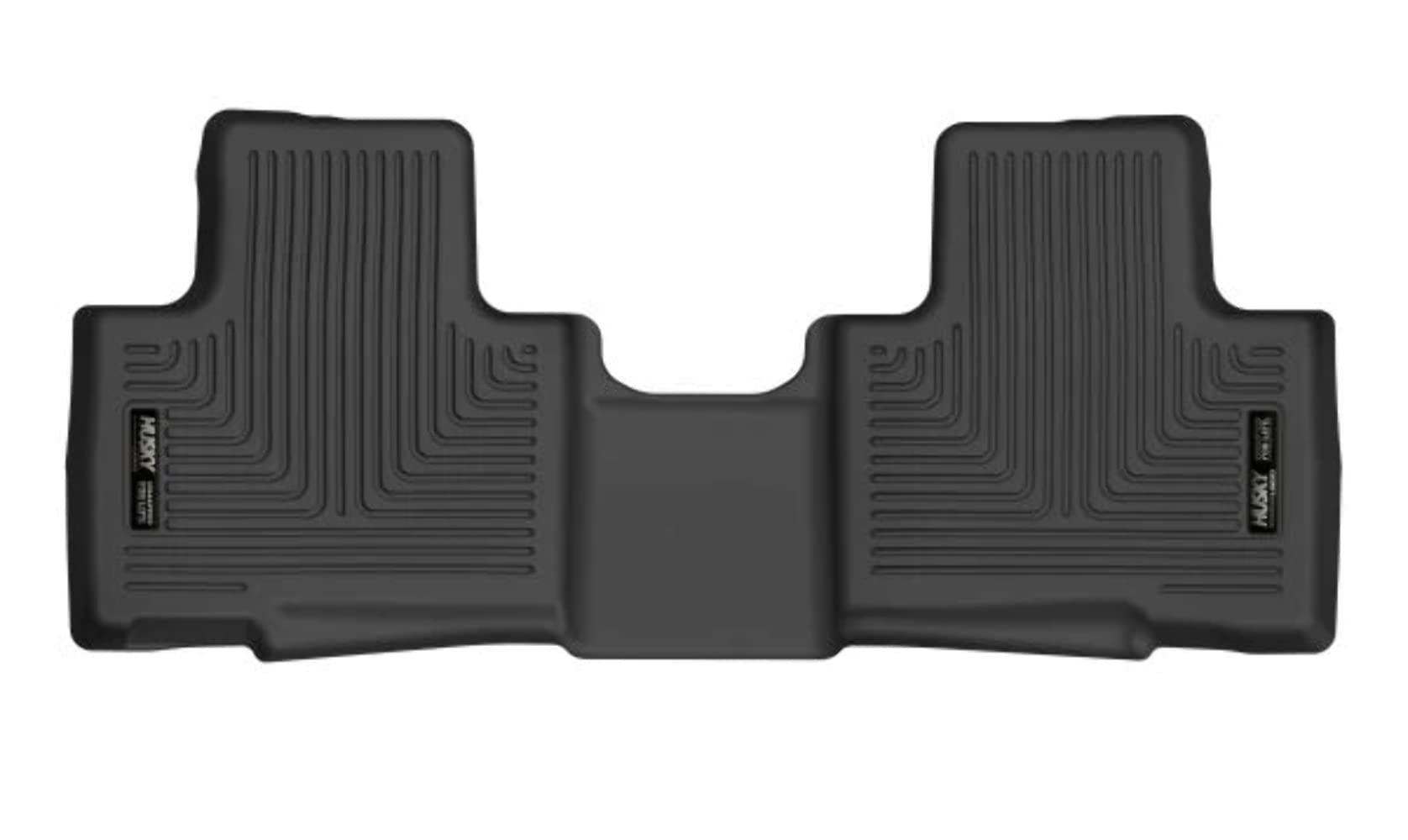 Husky Liners X-Act Contour Floor Mats | Fits 2020-2024 Toyota Highlander | 2Nd Row, 1-Pc Black - 55891