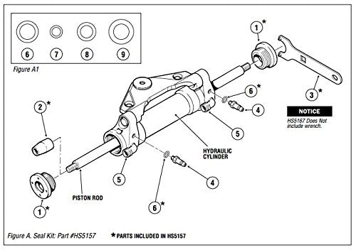 Dometic Seastar Seal Kit, Hs5157, With Wrench