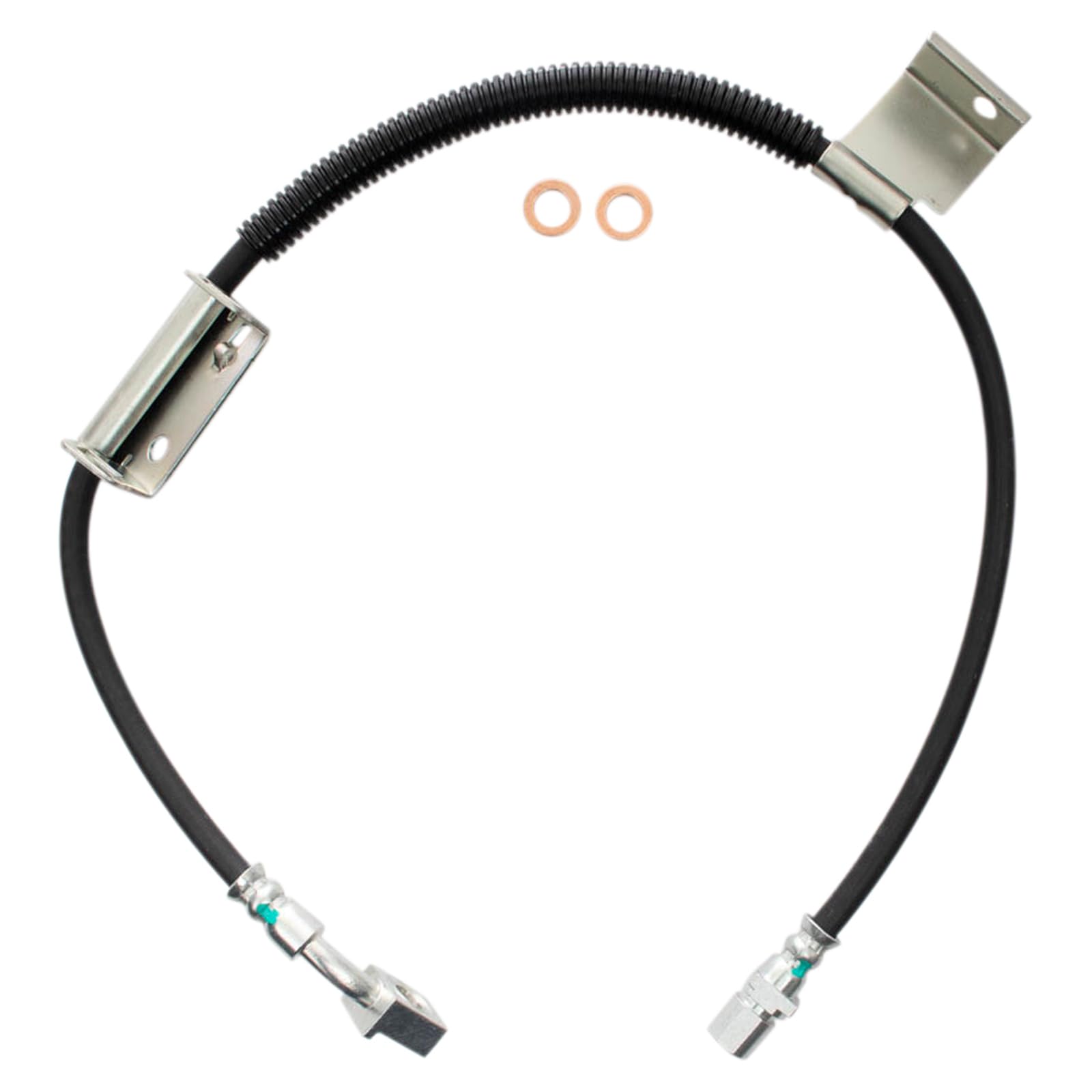 Trq Front Brake Hose Set Compatible With 2003-2009 Chevrolet Express 1500 2003-2005 Express 2500 Gmc Savana 1500 Savana 2500