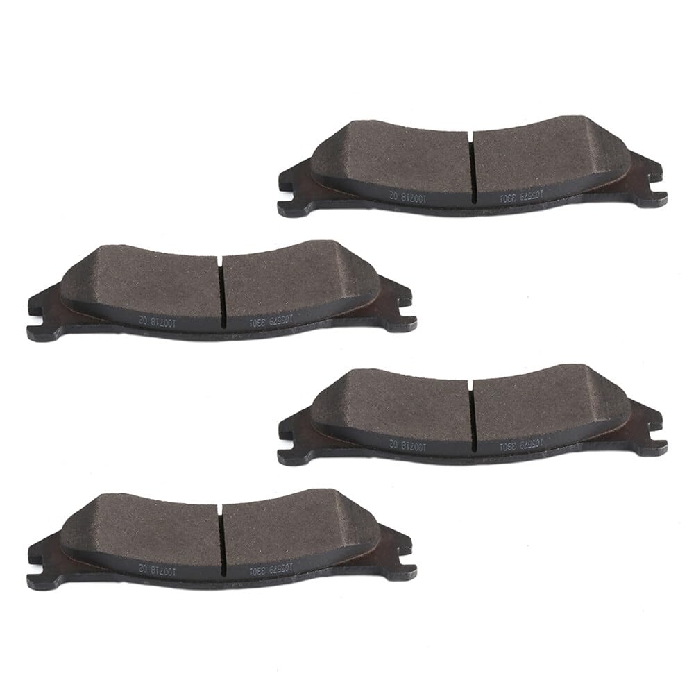 Automuto 4Pcs Front Semi-Metallic Disc Brake Pads Set D966 For Dodge For Durango 2003-2006,For Dodge Ram 1500 2002-2005