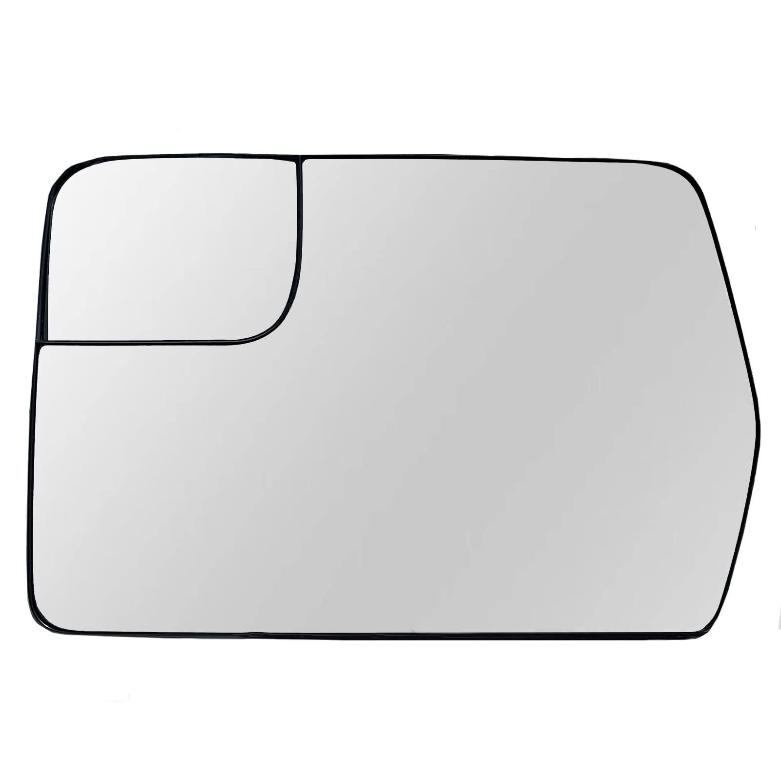 Left Driver Side Heated Mirror Glass Replacement For 2011 2012 2013 2014 Ford F150 Driver Side Mirror - For Ford F150 Side Mirror Glass F150 Mirrors With Rear Holder - Replace Bl3Z-17K707-E