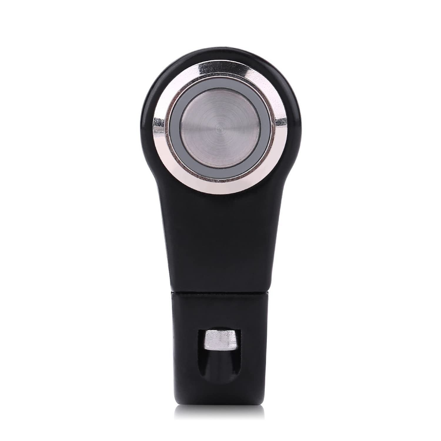 Handlebar ON/Off Switch, DC 10-12V to AC 220V Motorcycle 7/8    Start Button Weatherproof Aluminum Handlebar Light Switch (A Sty