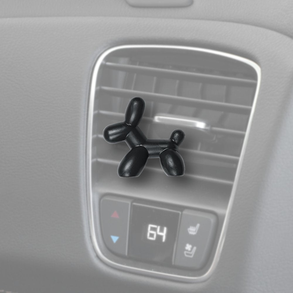 Little Pup 96605 Black Velvet Scent, Car Air Freshener, Clips To A/C Air Vent, Alcohol-Free Fragrance Oil, Non-Hazardous And Non-Toxic Plastic, Set Of 1