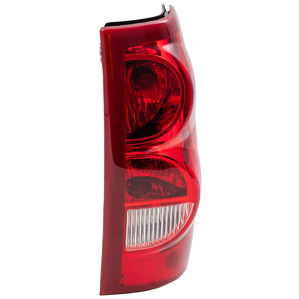 Brock Replacement Driver And Passenger Set Tail Lights Compatible With 2003 Silverado 1500 2500 Fleetside Pickup Truck 19169002