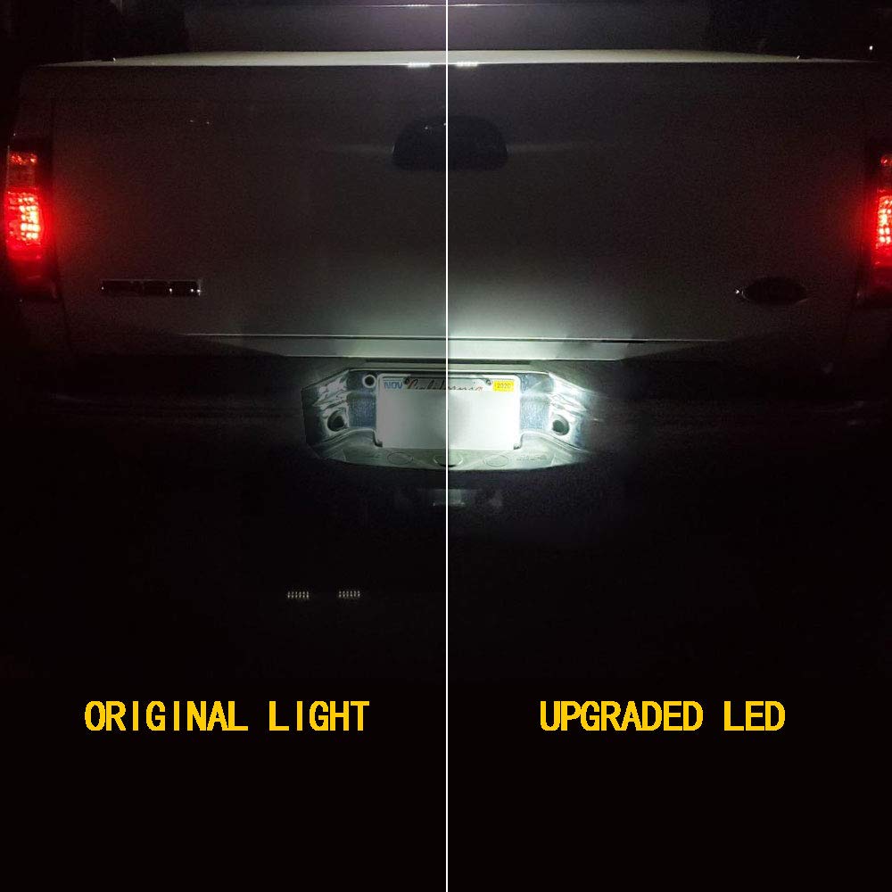 F150 License Plate Light Led Lamp Assembly Suitable For Ford F150 F250 F350 Super Duty Ranger Expedition Explorer Bronco Excursi
