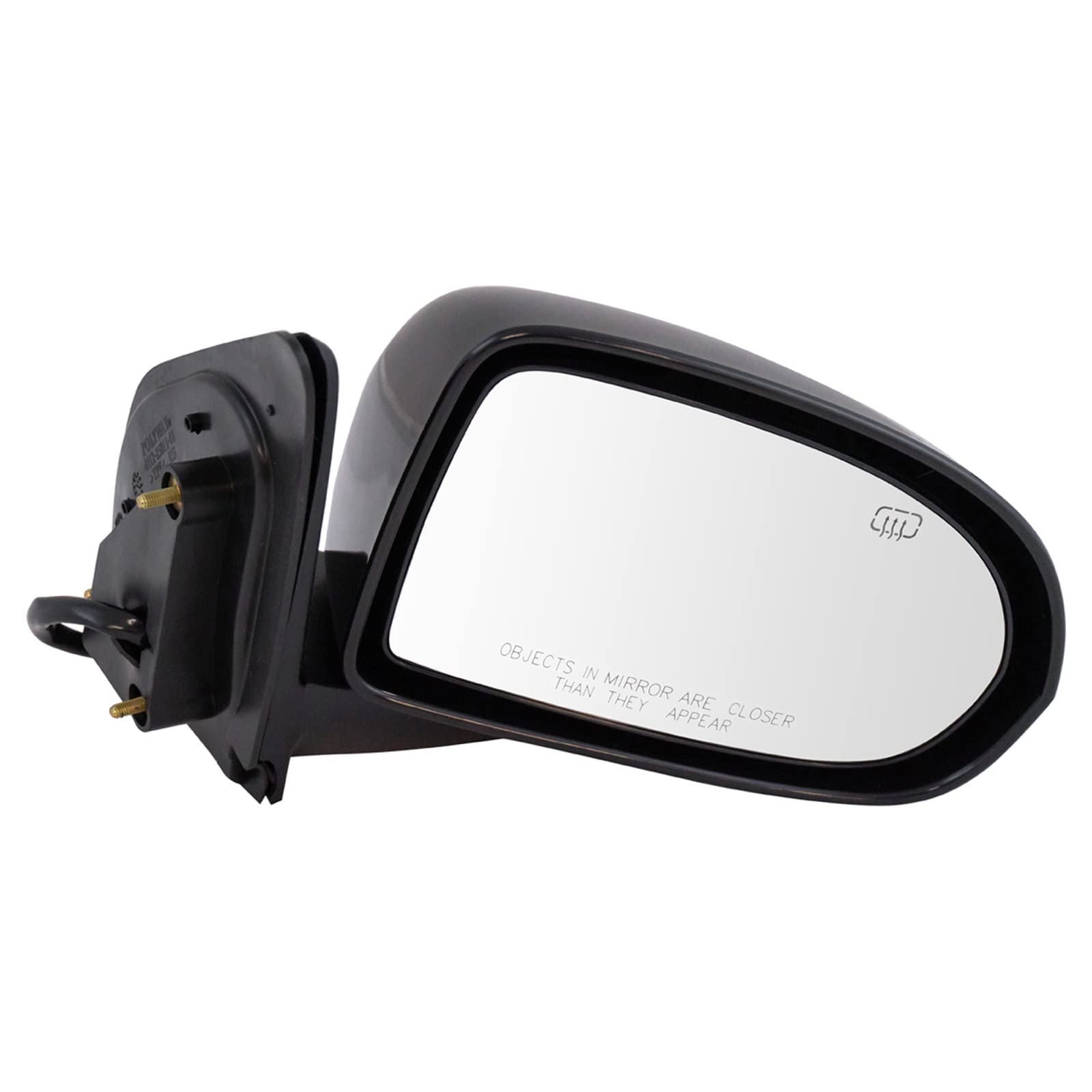 Trq Right Mirror Power Passenger Side Compatible With 2014-2015 Jeep Compass Ch1321422