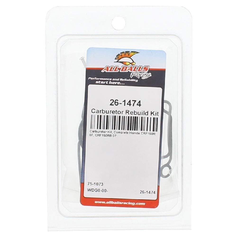 All Balls 26-1474 Carburetor Repair Kit (26-1474 Honda Crf150R/Rb 2007)