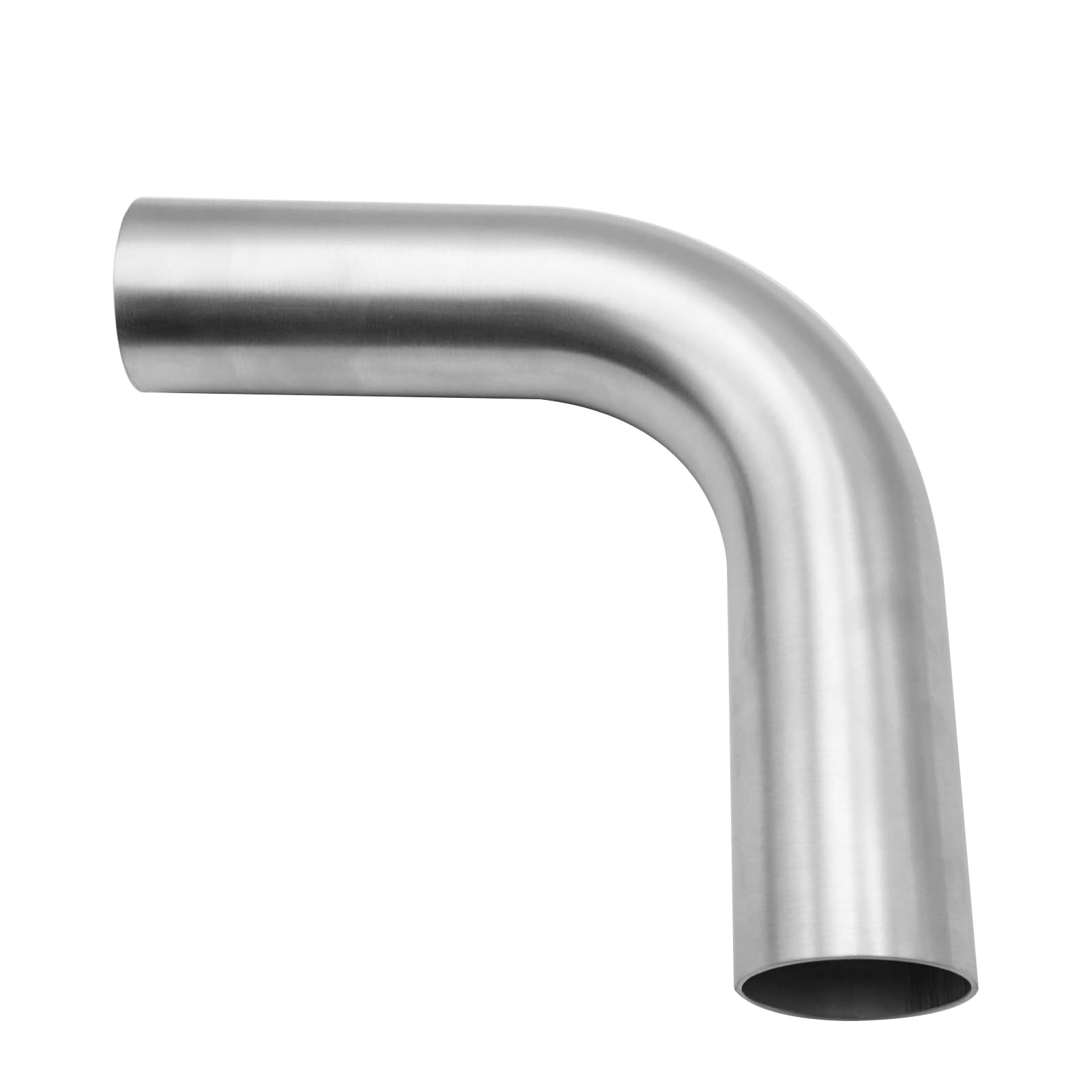 Ac Performance 2'' (51Mm) Od 90 Degree Aluminum Elbow Intercooler Pipe Air Intake Tube, 1.5D Radius, Brushed Finish