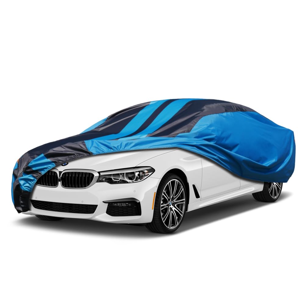 Kaugung Car Cover Waterproof Custom Fit Bmw 5 Series 528I 530I(1995-2025), Full Exterior Cover For Automobiles Lightweight Resis