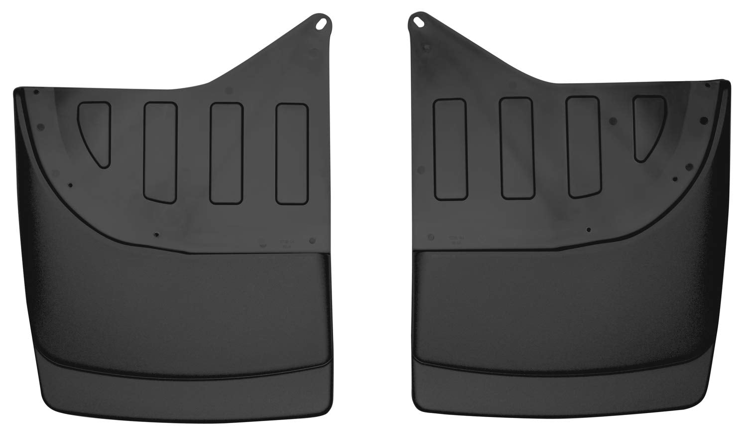 Husky Liners - Rear Mud Guards | 2001 - 2007 Chevrolet Silverado/Sierra 3500 W/ Dual Rear Wheels, Rear Set - Black, 2 Pc. | 5735
