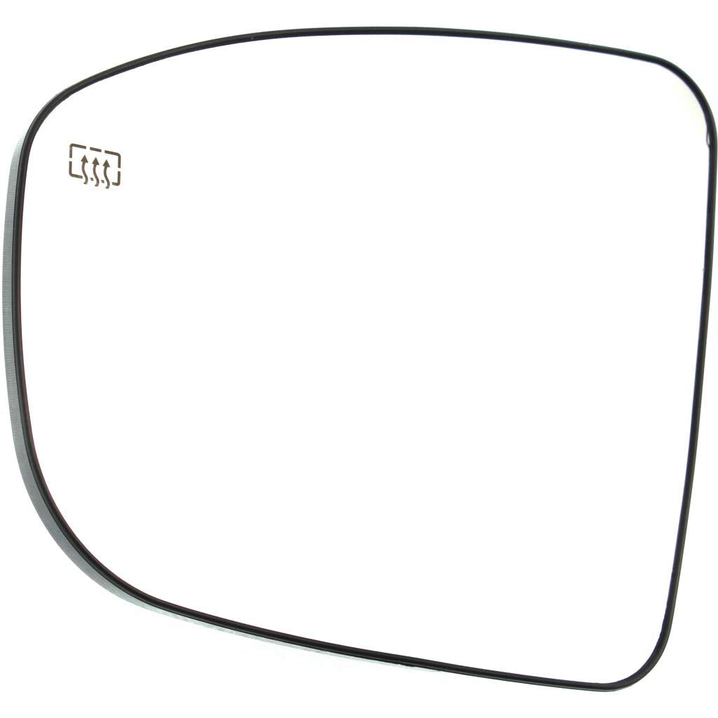 For Nissan Pathfinder 2013 14 15 2016 Mirror Glass Driver and Passenger Side | Pair | Heated | w/Backing Plate | Flat/Convex Gla
